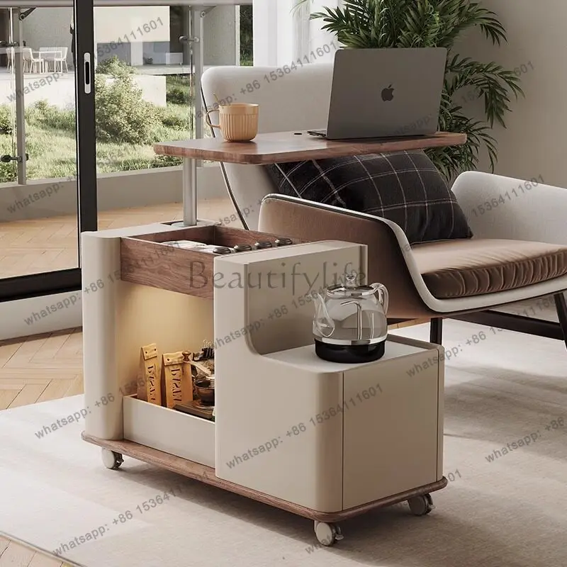 Movable coffee table living room multi-functional trolley household small apartment
Movable coffee table living room multi-functional trolley household small apartment