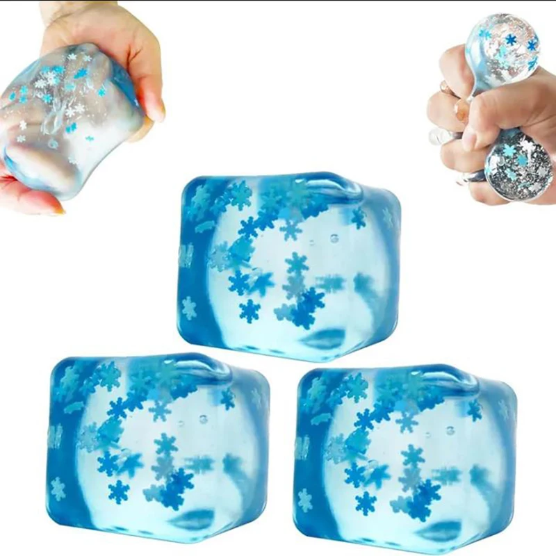 Snowflakes Ice Cube Squishy Toys Slow Rebound Squeeze Stress Ball Anti-stress Fidget Toy For Kids Taba Squishies Birthday Gift
Snowflakes Ice Cube Squishy Toys Slow Rebound Squeeze Stress Ball Anti-stress Fidget Toy For Kids Taba Squishies Birthday Gift