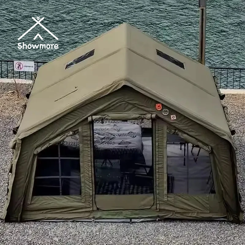 Portable Outdoor Glamping House Travel Waterproof 4 Season Family Party Inflatable Camping Tent
Portable Outdoor Glamping House Travel Waterproof 4 Season Family Party Inflatable Camping Tent