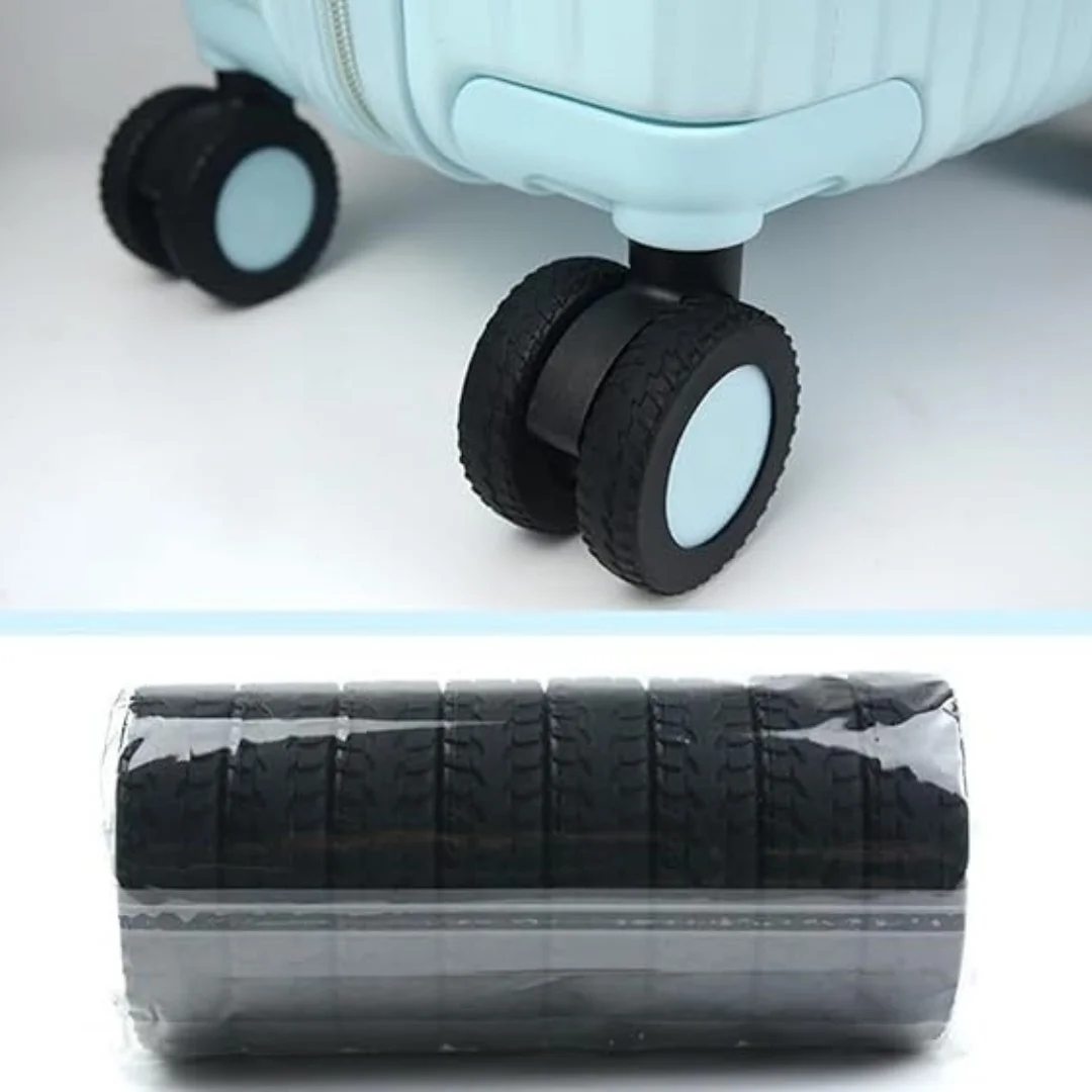 8 pcs Silicone Luggage Wheel Covers Noise Reduction Protectors for Suitcases
8 pcs Silicone Luggage Wheel Covers Noise Reduction Protectors for Suitcases