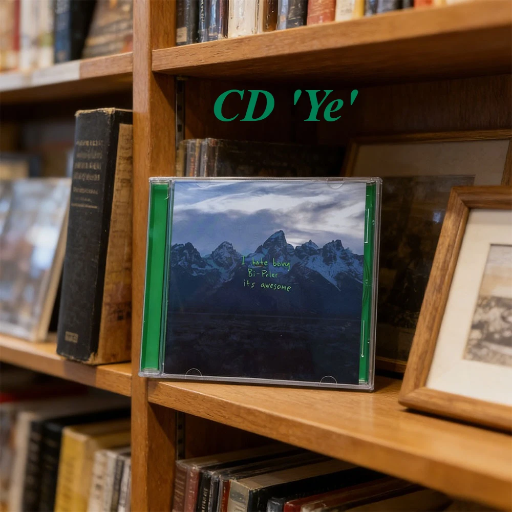 CD 'Ye' is the eighth studio album by American rapper Kanye West, released on June 1, 2018 (GOOD Music / Def Jam Recordings).
CD 'Ye' is the eighth studio album by American rapper Kanye West, released on June 1, 2018 (GOOD Music / Def Jam Recordings).