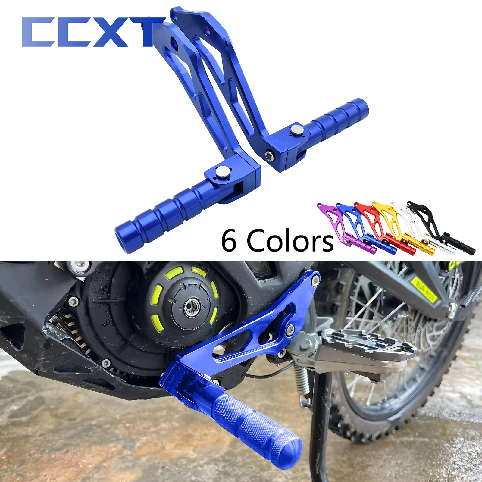 For Sur-Ron Light Bee X S Electric Dirt Bike Motorcycle CNC Rear Passenger Foot Peg Rests Pedal Peg Bracket For Segway X160 X260
For Sur-Ron Light Bee X S Electric Dirt Bike Motorcycle CNC Rear Passenger Foot Peg Rests Pedal Peg Bracket For Segway X160 X260