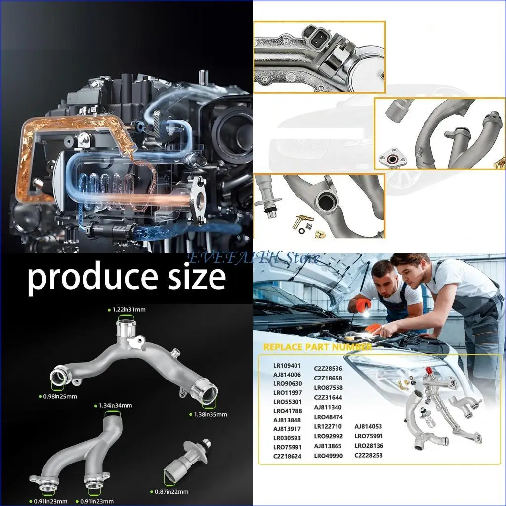124B Premium Metal Car Coolant Pipe Assembly LR122710 AJ814053 AJ813848 C2Z18624 C2Z31644 LR092992 LR075991 LR090630 AJ813917
124B Premium Metal Car Coolant Pipe Assembly LR122710 AJ814053 AJ813848 C2Z18624 C2Z31644 LR092992 LR075991 LR090630 AJ813917