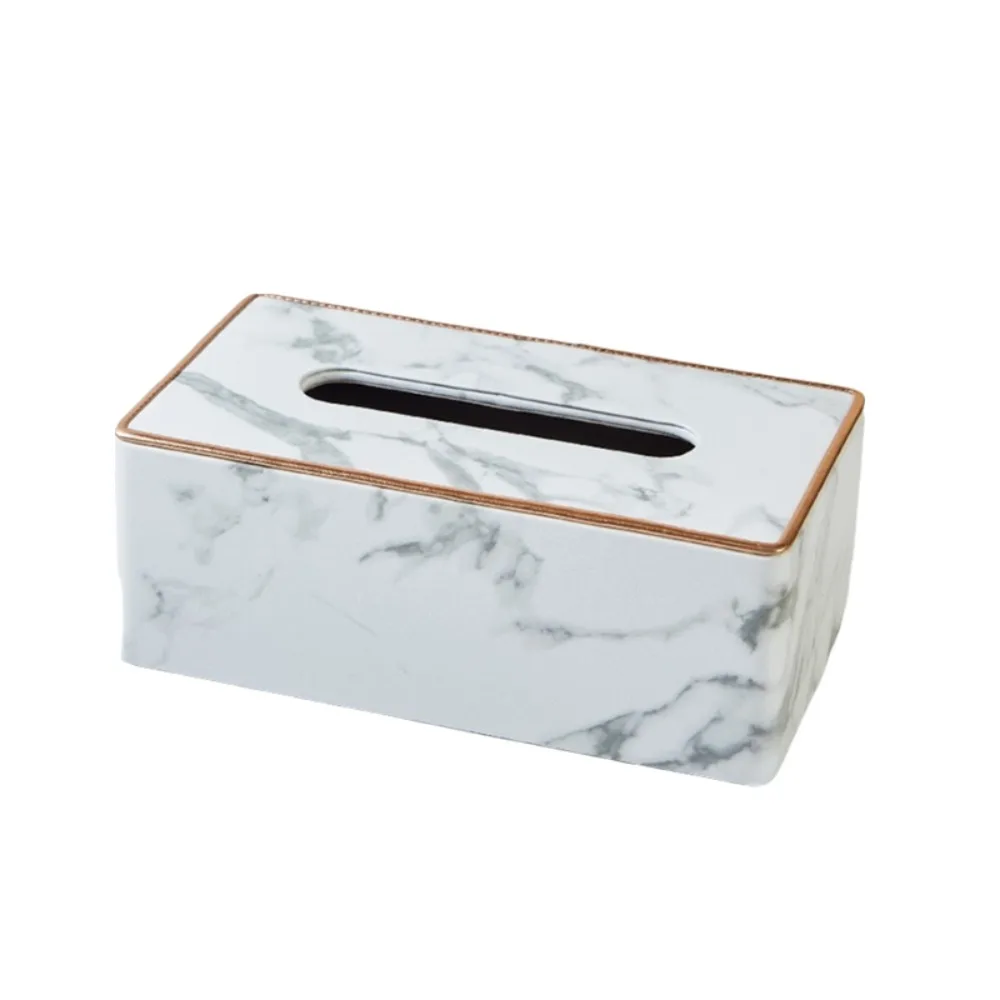 Nordic Style Marble Pattern Tissue Box PU Leather Rectangle Tissue Paper Organizer Gold Edge Napkin Paper Storage Box Restaurant
Nordic Style Marble Pattern Tissue Box PU Leather Rectangle Tissue Paper Organizer Gold Edge Napkin Paper Storage Box Restaurant