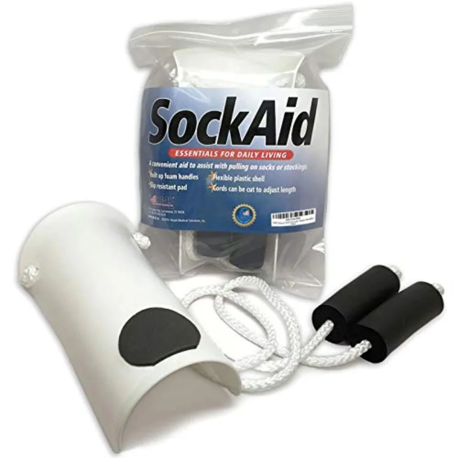 RMS Deluxe Sock Aid - Socks Helper with Foam Handles for Regular Socks
RMS Deluxe Sock Aid - Socks Helper with Foam Handles for Regular Socks
