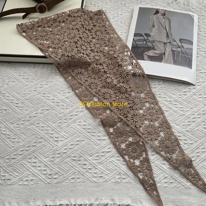 Y5GC Elegant Flower Headscarf Bandana Head Neck Wrap For Women Formal Casual Occasion
Y5GC Elegant Flower Headscarf Bandana Head Neck Wrap For Women Formal Casual Occasion