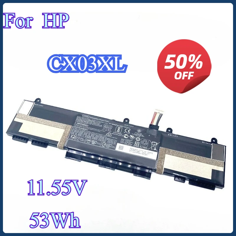 Новый аккумулятор для ноутбука CX03XL CX03053XL 4400 мАч для HP EliteBook x360 830 855 G7 G8 HSTNN-LB8R HSTNN-IB9G L77624-421 L78551-005
Новый аккумулятор для ноутбука CX03XL CX03053XL 4400 мАч для HP EliteBook x360 830 855 G7 G8 HSTNN-LB8R HSTNN-IB9G L77624-421 L78551-005