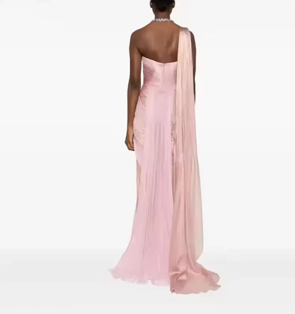 Pink Elegant Shiny Prom Gowns Sweetheart Mermaid Formal Occasion Dresses Women Modern Prom Party Dress Customized
Pink Elegant Shiny Prom Gowns Sweetheart Mermaid Formal Occasion Dresses Women Modern Prom Party Dress Customized
