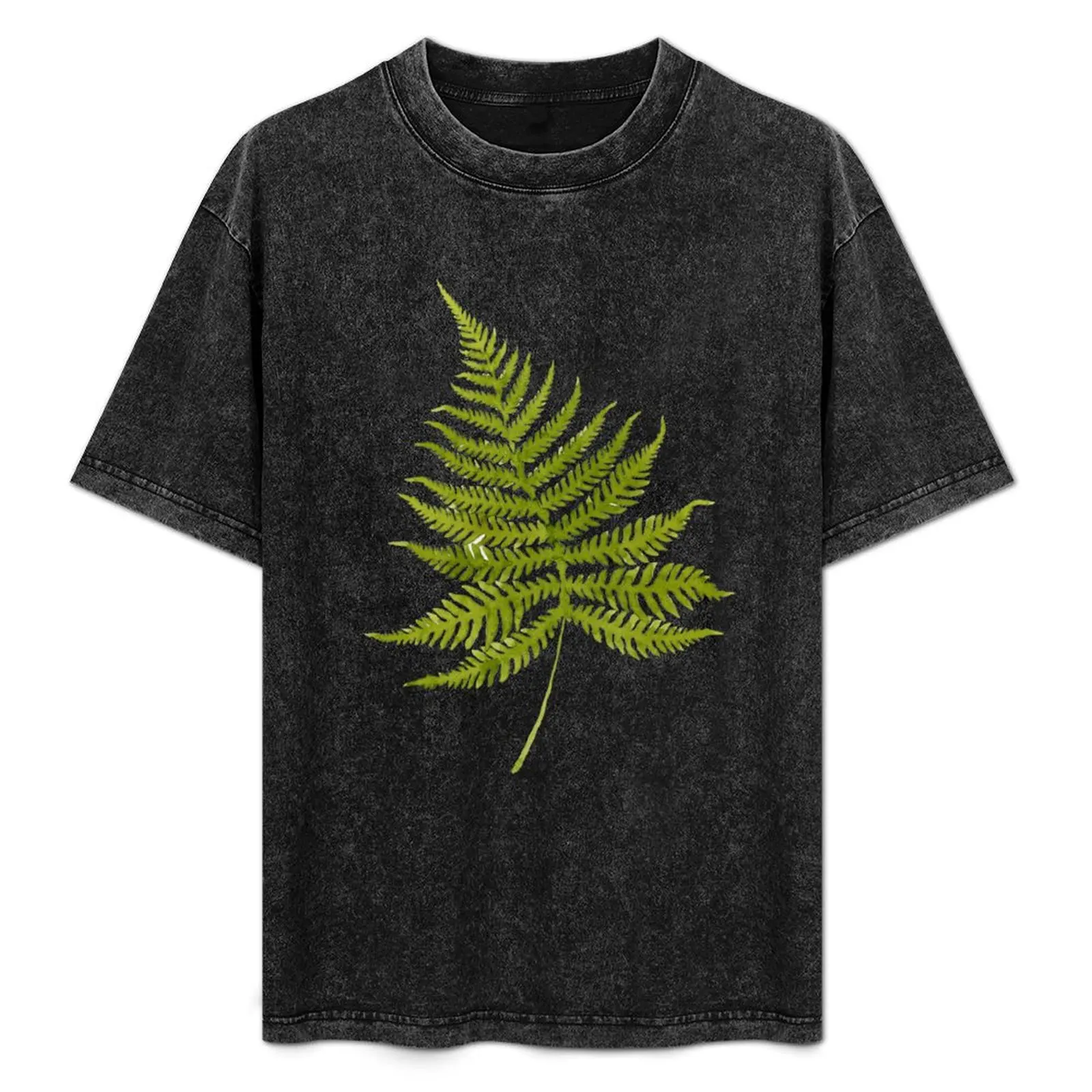 Watercolor Fern Pattern T-Shirt All Match Print Short Sleeve Top
Watercolor Fern Pattern T-Shirt All Match Print Short Sleeve Top