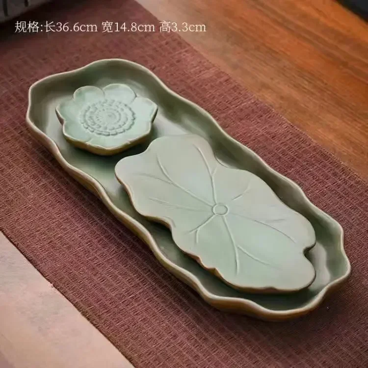 Japanese Gilded Coarse Pottery Tea Tray Zen Tea Making Platform Household Retro Style Tea Set Tray Teaware Kitchen Dining Bar
Japanese Gilded Coarse Pottery Tea Tray Zen Tea Making Platform Household Retro Style Tea Set Tray Teaware Kitchen Dining Bar