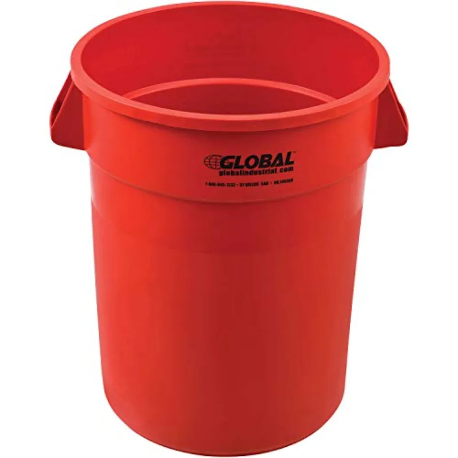 Commercial Round Trash Can, 32 Gallon Capacity, Plastic Garbage Can, Indoor and Outdoor Utility Trash Can,,21-3/4"W x 27-1/2"H,
Commercial Round Trash Can, 32 Gallon Capacity, Plastic Garbage Can, Indoor and Outdoor Utility Trash Can,,21-3/4"W x 27-1/2"H,