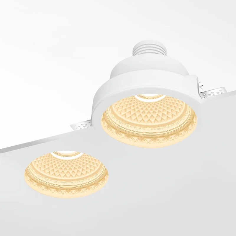 Recessed Gypsum Downlight Ceiling Lamp LED Anti-Glare Embedded Borderless Spotlight Living Room Bedroom Aisle Home Lighting
Recessed Gypsum Downlight Ceiling Lamp LED Anti-Glare Embedded Borderless Spotlight Living Room Bedroom Aisle Home Lighting