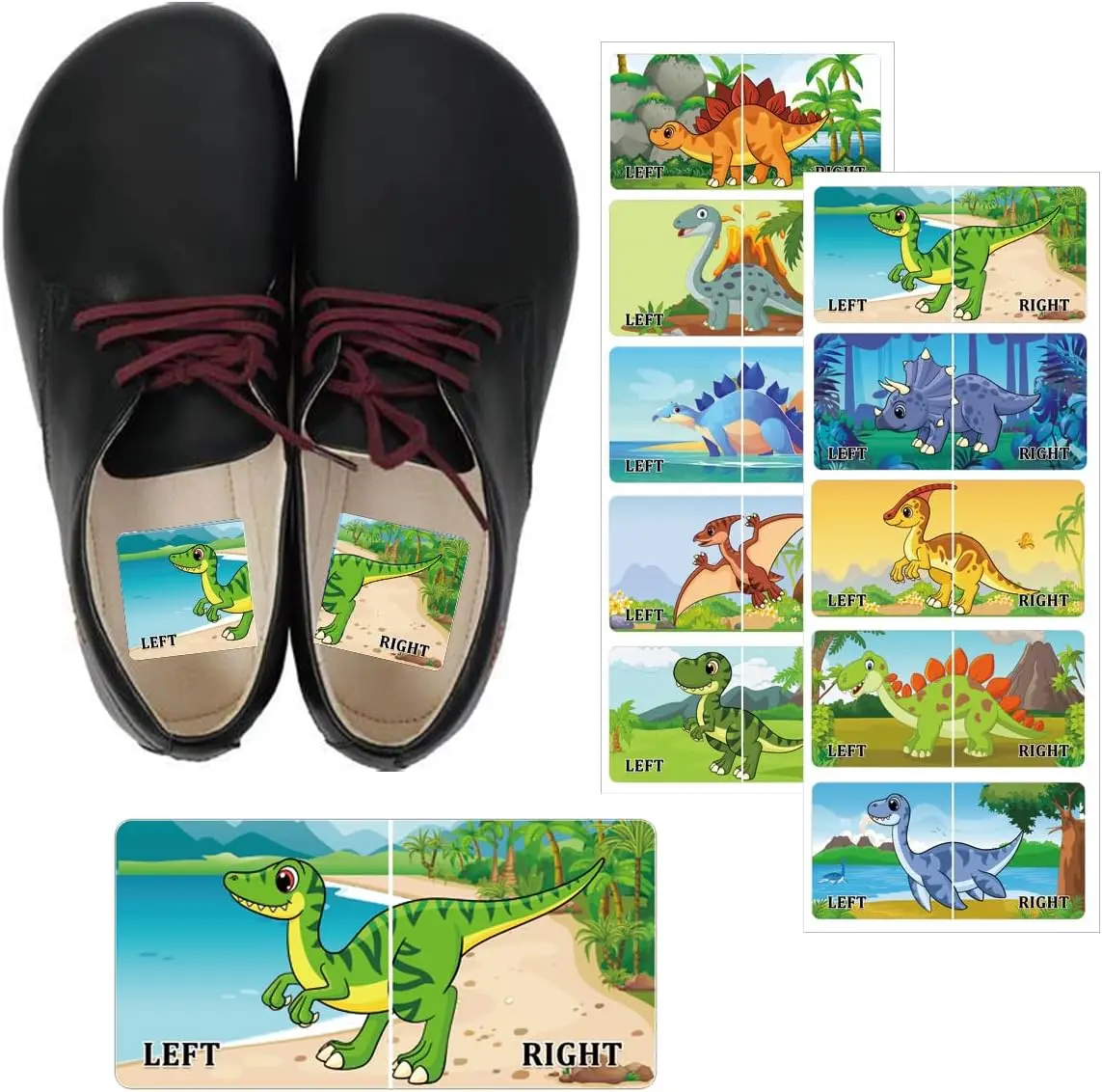 60pcs Kids Shoe Labels Cute Right Left Sole Animal Children Boys Girls Shoes Stickers for Children's Day Birthday Baby Party Gif
60pcs Kids Shoe Labels Cute Right Left Sole Animal Children Boys Girls Shoes Stickers for Children's Day Birthday Baby Party Gif