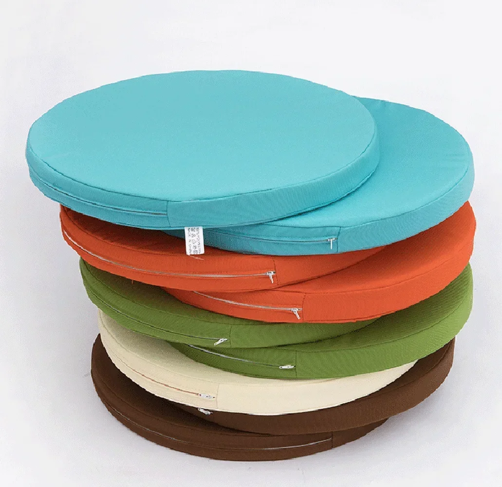 Cojín redondo impermeable para silla de exterior, reemplazo de relleno, asiento profundo, muebles de Patio, banco, 45cm
Cojín redondo impermeable para silla de exterior, reemplazo de relleno, asiento profundo, muebles de Patio, banco, 45cm