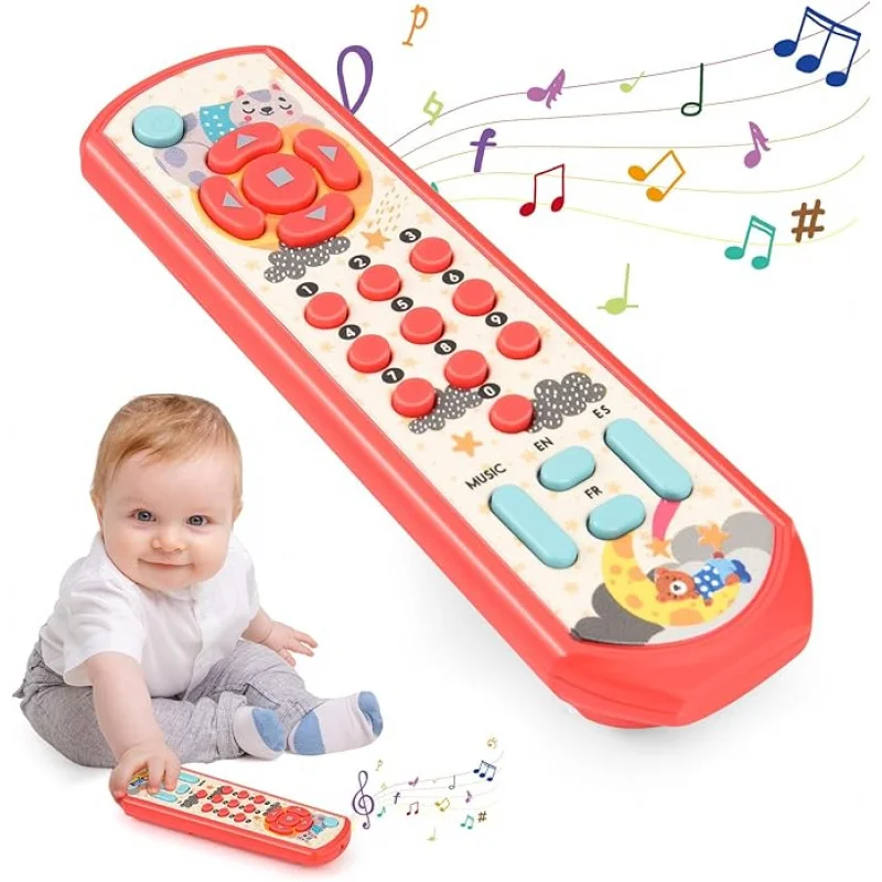 Multifunctional Simulation TV Remote Control English French Spanish Enlightenment Toys Children'S Early Education Fun Music Toys
Multifunctional Simulation TV Remote Control English French Spanish Enlightenment Toys Children'S Early Education Fun Music Toys
