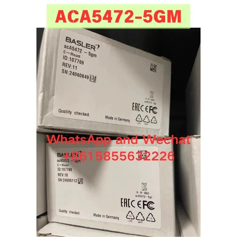 Brand new original ACA5472-5gm 20 megapixel industrial camera Fast delivery
Brand new original ACA5472-5gm 20 megapixel industrial camera Fast delivery