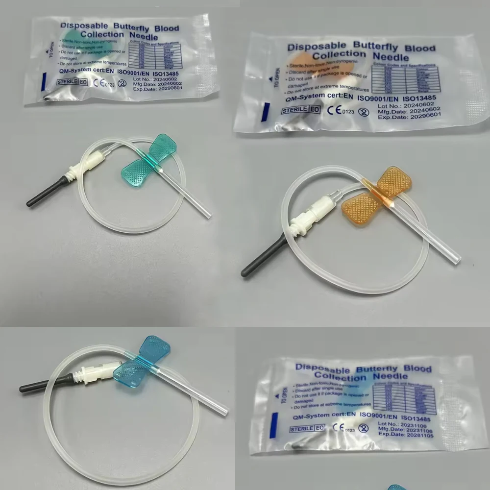 100Pcs Disposable Butterfly Blood Collection Needle double wing type Blood Collection Needle Pet Care Room Cat Dogs Animal
100Pcs Disposable Butterfly Blood Collection Needle double wing type Blood Collection Needle Pet Care Room Cat Dogs Animal