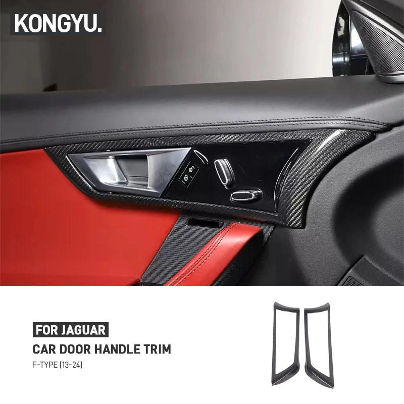 For Jaguar F-Type X152 2013-2024 Real Carbon Fiber Car Door Handle Frame Trim Cover Sticker Interior Decoration Accessories
For Jaguar F-Type X152 2013-2024 Real Carbon Fiber Car Door Handle Frame Trim Cover Sticker Interior Decoration Accessories