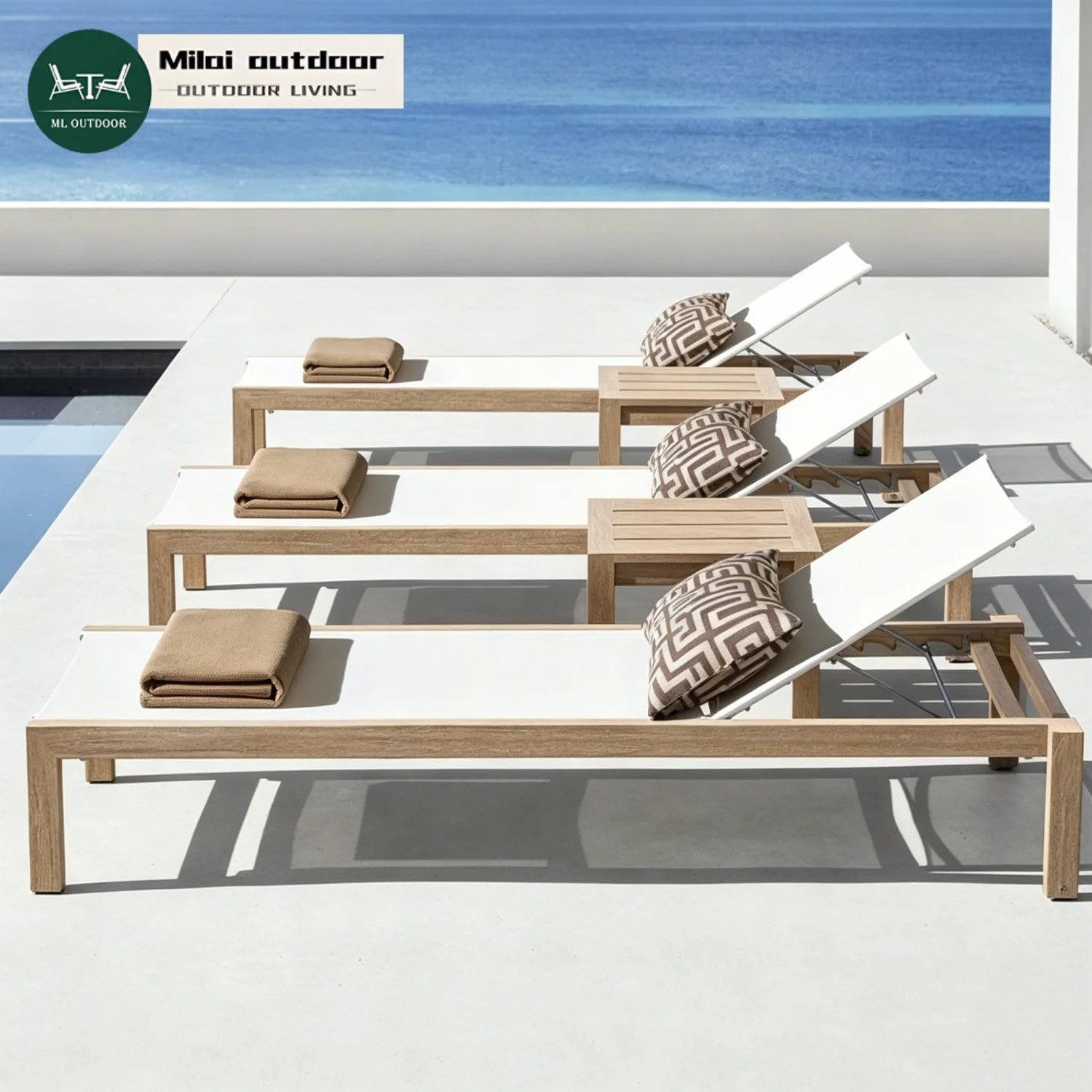 Modern Lounge Chair Villa Outdoor Furniture Teak Resort Beach Outdoor Lounge Chair Patio Outdoor Daybed Garden Sun Loungers
Modern Lounge Chair Villa Outdoor Furniture Teak Resort Beach Outdoor Lounge Chair Patio Outdoor Daybed Garden Sun Loungers