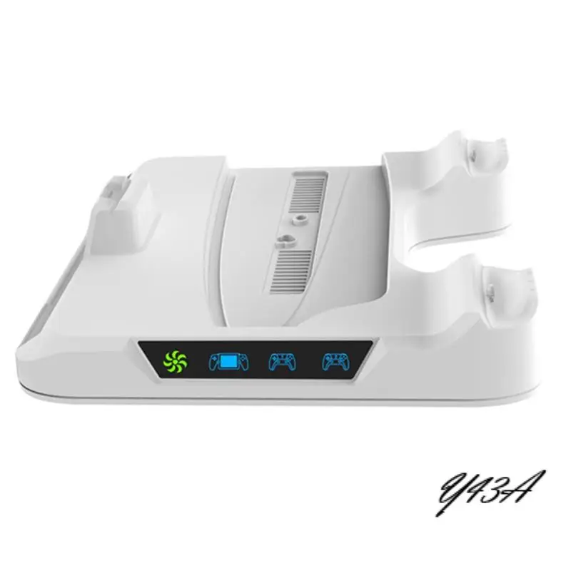 Y43A-2025 Forps5 PRO/Ps5slim/PS5 Console Cooling Stand Charging Station Dock Controller Storage Rack Withcooling Fan B
Y43A-2025 Forps5 PRO/Ps5slim/PS5 Console Cooling Stand Charging Station Dock Controller Storage Rack Withcooling Fan B