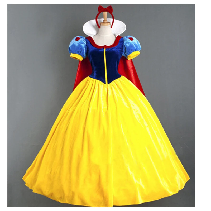Princess Costume Adult Cosplay Dress Snow White Girl Princess Dress Women Cartoon Princess Snow White Halloween Party Costume 
Princess Costume Adult Cosplay Dress Snow White Girl Princess Dress Women Cartoon Princess Snow White Halloween Party Costume