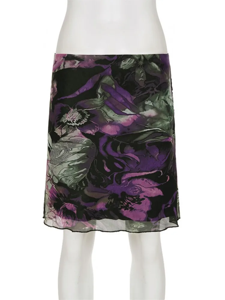 Women's Clothing Retro Floral Print Contrast Color Short Skirts A-Line Skirt Temperament Simple Style All-match Casual Trendy
Women's Clothing Retro Floral Print Contrast Color Short Skirts A-Line Skirt Temperament Simple Style All-match Casual Trendy