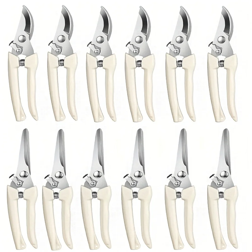 12pcs Sharp Bypass Lopper Garden Shears Stainless Steel Blades Professional Trimming Scissors for Thin Branches Flowers Cutting
12pcs Sharp Bypass Lopper Garden Shears Stainless Steel Blades Professional Trimming Scissors for Thin Branches Flowers Cutting