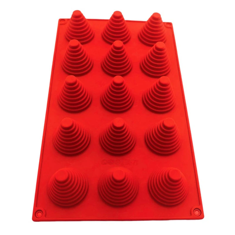 Silicone Cone Spiral Shape Cake Mold DIY 15 Hole Conical Thread French Mousse Dessert Chocolate Mold Bread Biscuit Baking Tools
Silicone Cone Spiral Shape Cake Mold DIY 15 Hole Conical Thread French Mousse Dessert Chocolate Mold Bread Biscuit Baking Tools