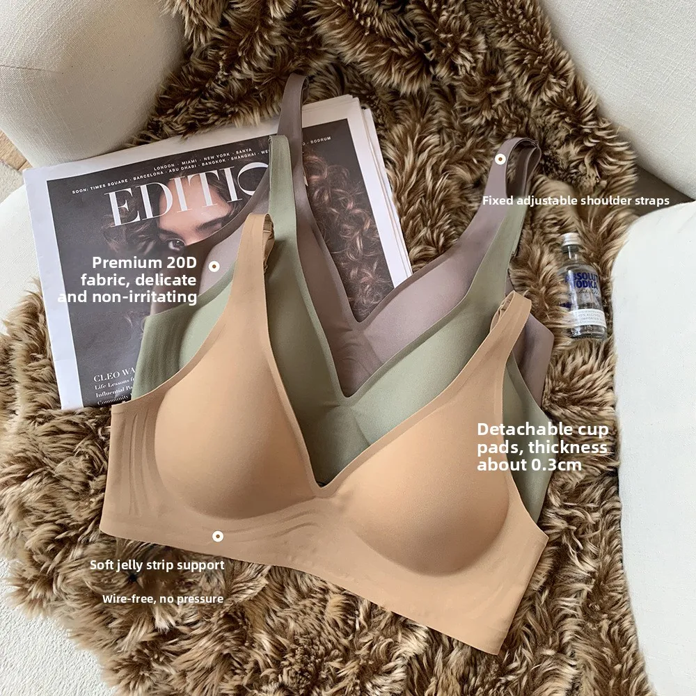 Ladies Soft Support Adjustable Yoga Bra Small Chest Comfortable Innerwear with Steel Ring Invisible Underwear Casual Style
Ladies Soft Support Adjustable Yoga Bra Small Chest Comfortable Innerwear with Steel Ring Invisible Underwear Casual Style