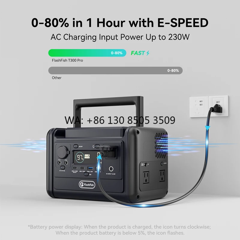 300w 110v 220v Lithium Power Bank Portable Solar Energy Generator System Kits Solar Powered Backup Battery For Home
300w 110v 220v Lithium Power Bank Portable Solar Energy Generator System Kits Solar Powered Backup Battery For Home