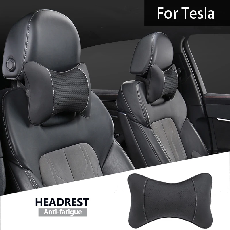 1Pcs Car Seat Headrest Leather Auto Interior Head Neck Pillow For Tesla Model 3 Y 2022 S X Cybertruck Juguete Roadster Coil Boni
1Pcs Car Seat Headrest Leather Auto Interior Head Neck Pillow For Tesla Model 3 Y 2022 S X Cybertruck Juguete Roadster Coil Boni