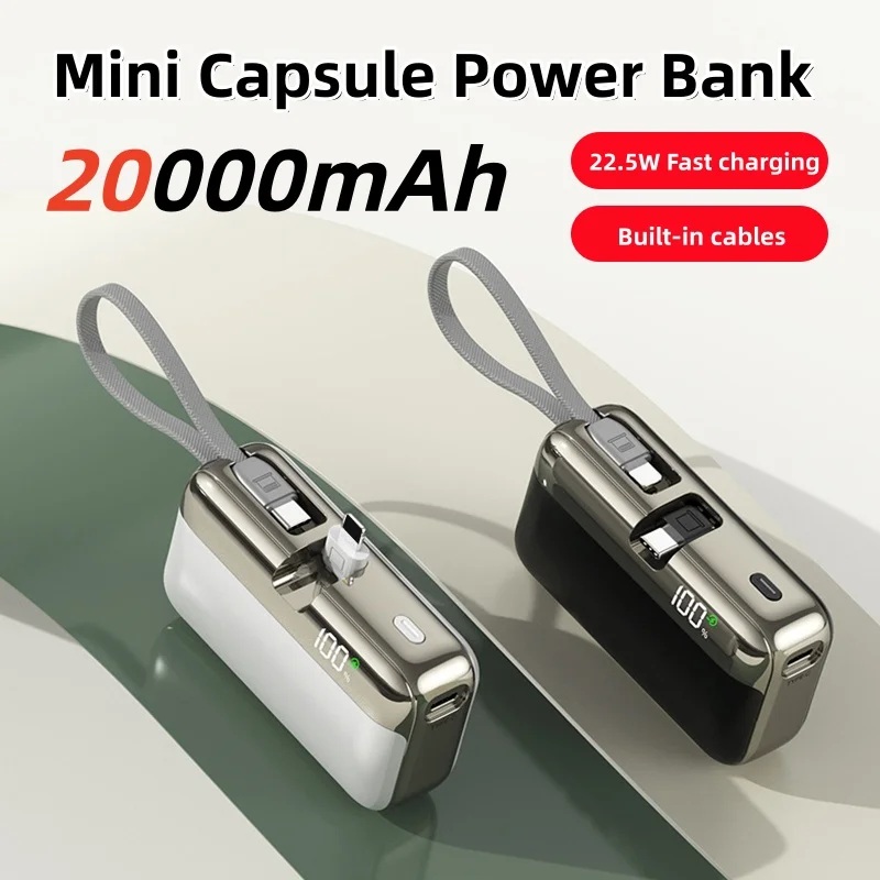 Новый внешний аккумулятор OnePlus 2-в-1, 22.5W, Type-C, быстрая зарядка, 50000 мАч, мини-капсула, со встроенным кабелем и разъемом для iPhone/Samsung
Новый внешний аккумулятор OnePlus 2-в-1, 22.5W, Type-C, быстрая зарядка, 50000 мАч, мини-капсула, со встроенным кабелем и разъемом для iPhone/Samsung