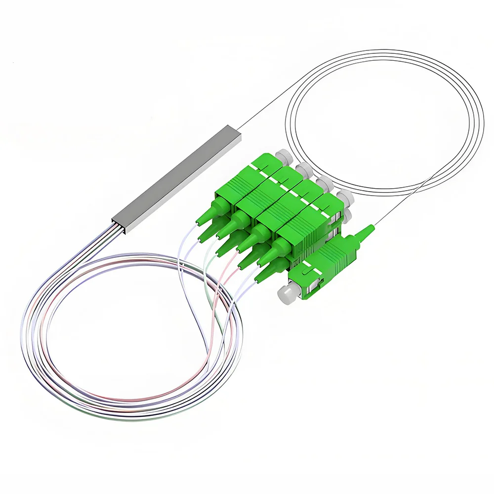 1Piece FTTH PLC Fiber Optical Splitter 1X2,1X4,1X8,1x16 Micro Steel Tube SC UPC/APC SM Single Mode 1.0m 0.9mm Colorful/White
1Piece FTTH PLC Fiber Optical Splitter 1X2,1X4,1X8,1x16 Micro Steel Tube SC UPC/APC SM Single Mode 1.0m 0.9mm Colorful/White