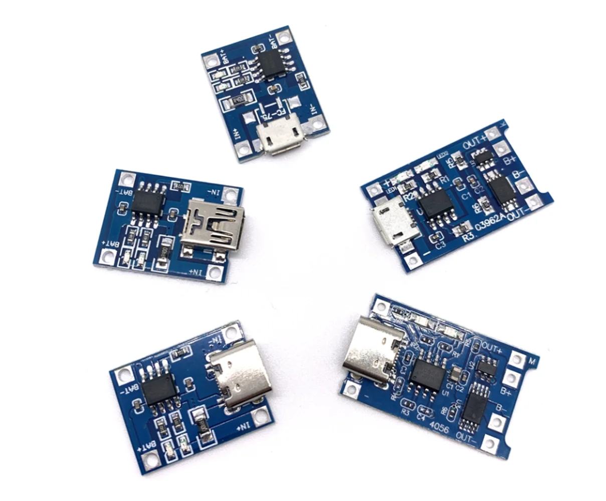 10pcs TP4056 18650 lithium battery 3.7V 3.6V 4.2V lithium battery charging board 1A overcharge and over discharge protection
10pcs TP4056 18650 lithium battery 3.7V 3.6V 4.2V lithium battery charging board 1A overcharge and over discharge protection