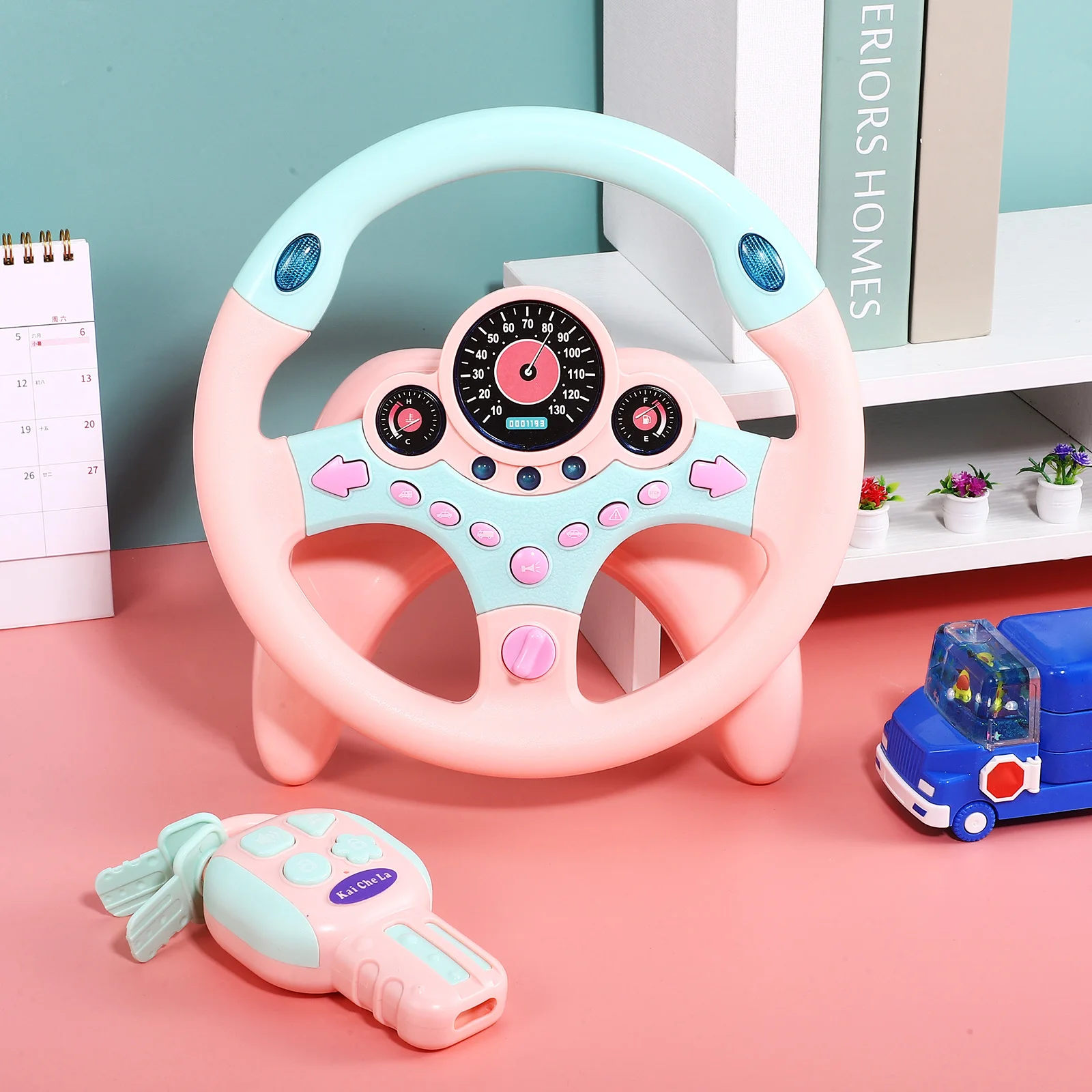 Steering Wheel Multi-Functional Early Education Simulation Car Steering Wheel Driving Toy Simulated Steering Wheel For Toddler
Steering Wheel Multi-Functional Early Education Simulation Car Steering Wheel Driving Toy Simulated Steering Wheel For Toddler
