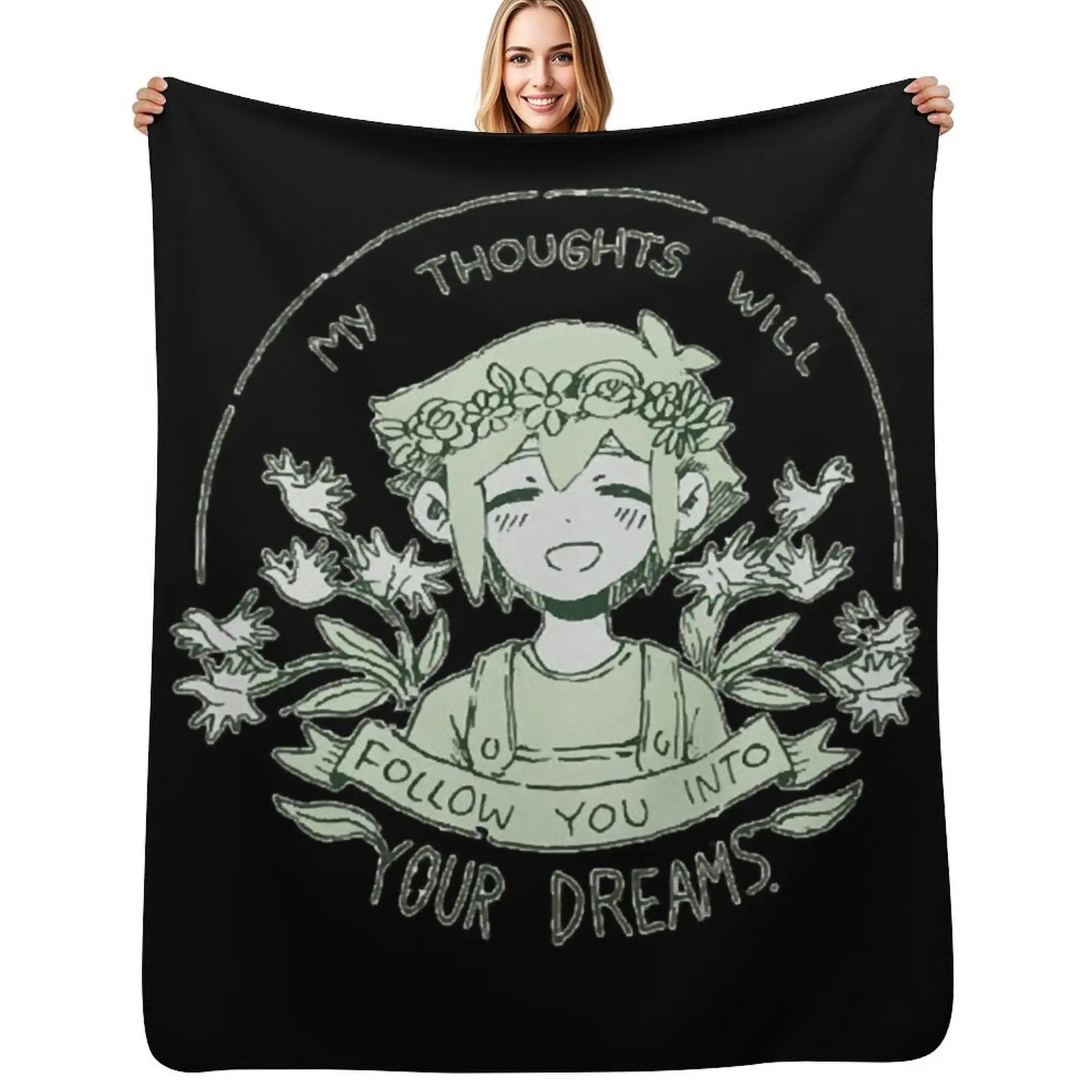 omori my thoughts will follow you into your dreams basil Throw Blanket Luxurious Soft Blanket Holiday Gift for Family
omori my thoughts will follow you into your dreams basil Throw Blanket Luxurious Soft Blanket Holiday Gift for Family