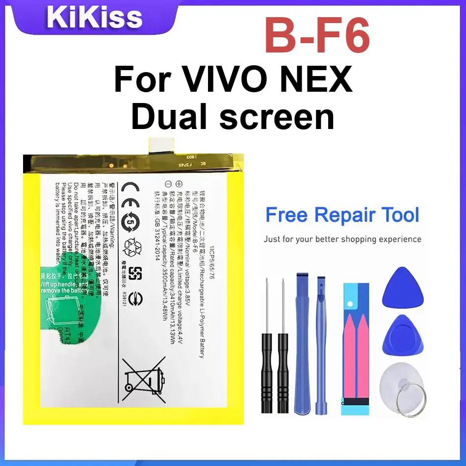 Mobile phone Battery For VIVO NEX Dual screen,B-F6 Powerful Batteries3500mAhMobile phone Battery
Mobile phone Battery For VIVO NEX Dual screen,B-F6 Powerful Batteries3500mAhMobile phone Battery