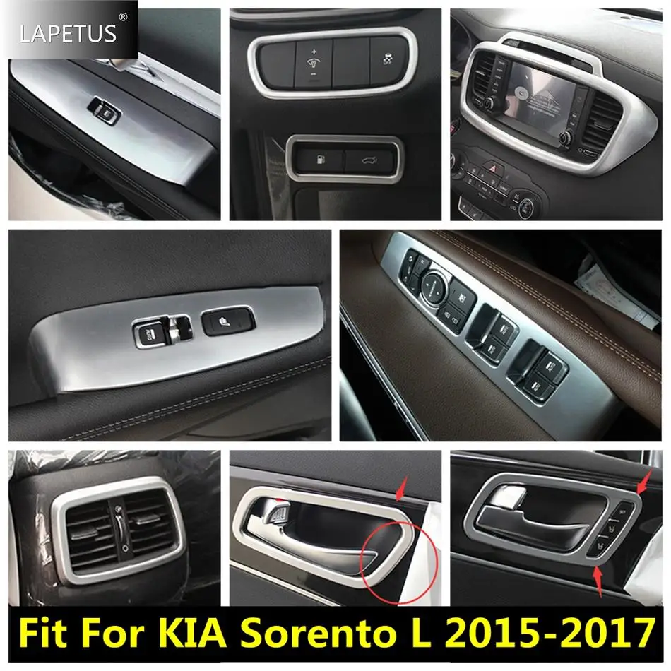 Window Lift Button / Handle Bowl / Head Light / Rear Box Air Vent Cover Trim For KIA Sorento L 2015 - 2017 Car Matte Accessories
Window Lift Button / Handle Bowl / Head Light / Rear Box Air Vent Cover Trim For KIA Sorento L 2015 - 2017 Car Matte Accessories