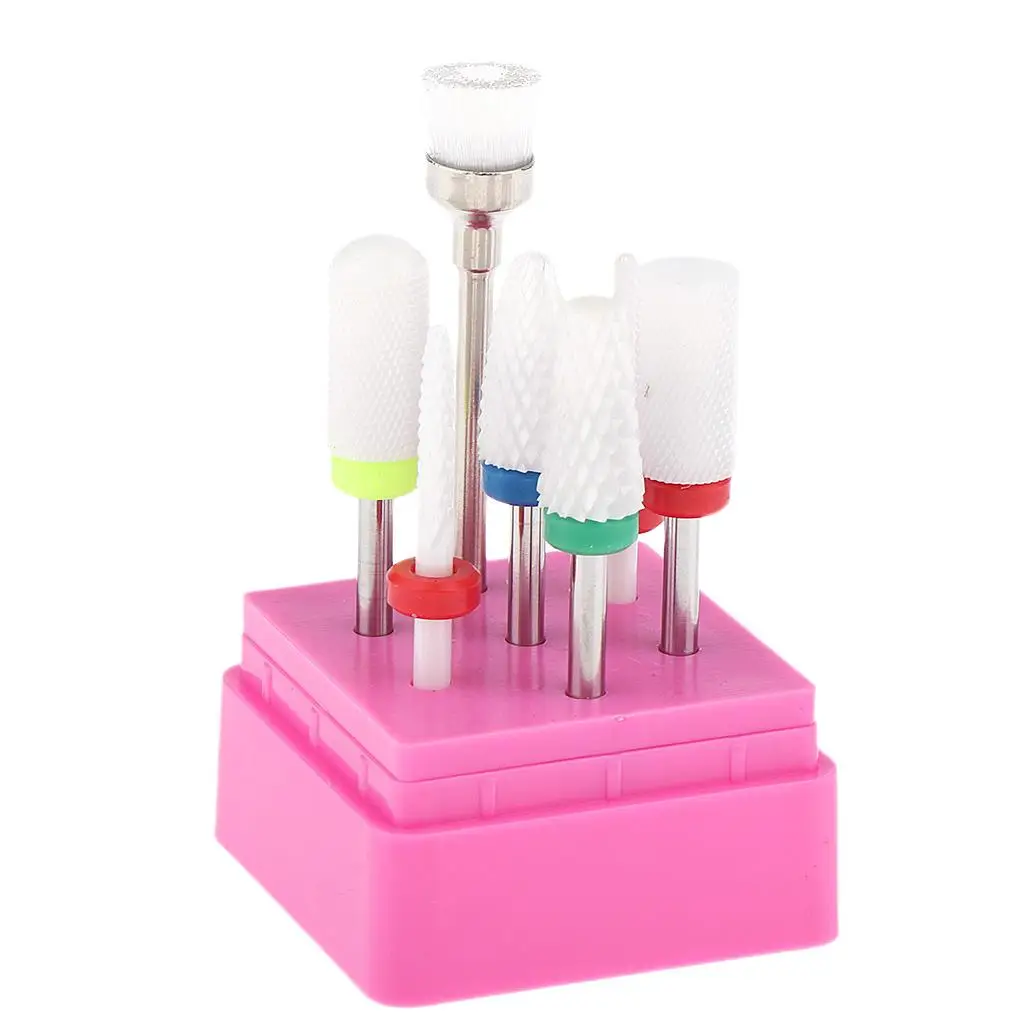 7pcs/set Ceramic Burrs Bit Acrylic Nail Grinding Head 3/32 in Rotate Bits Tools for Manicure Accessories
7pcs/set Ceramic Burrs Bit Acrylic Nail Grinding Head 3/32 in Rotate Bits Tools for Manicure Accessories