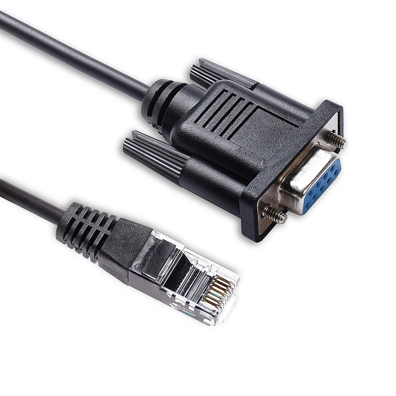 9-контактный разъем D-Sub DB9, разъем RS232, кабель связи с консолью RJ45 8P8C для коммутаторов Dell PowerConnect 5500, 7000, 8000
9-контактный разъем D-Sub DB9, разъем RS232, кабель связи с консолью RJ45 8P8C для коммутаторов Dell PowerConnect 5500, 7000, 8000