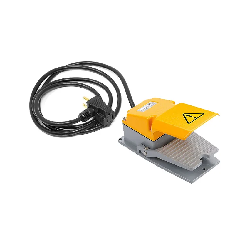 SYF-302 SPDT NO NC AC 250V 10A Electric Foot Momentary Footswitch, Heavy Duty Footswitch with Foot Guard Aluminum Housing 6.ft.
SYF-302 SPDT NO NC AC 250V 10A Electric Foot Momentary Footswitch, Heavy Duty Footswitch with Foot Guard Aluminum Housing 6.ft.