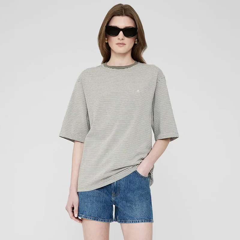 2025 Summer New North American Niche AB Classic Embroidery Embroidery Loose Women's Striped Short Sleeve T-Shirt
2025 Summer New North American Niche AB Classic Embroidery Embroidery Loose Women's Striped Short Sleeve T-Shirt