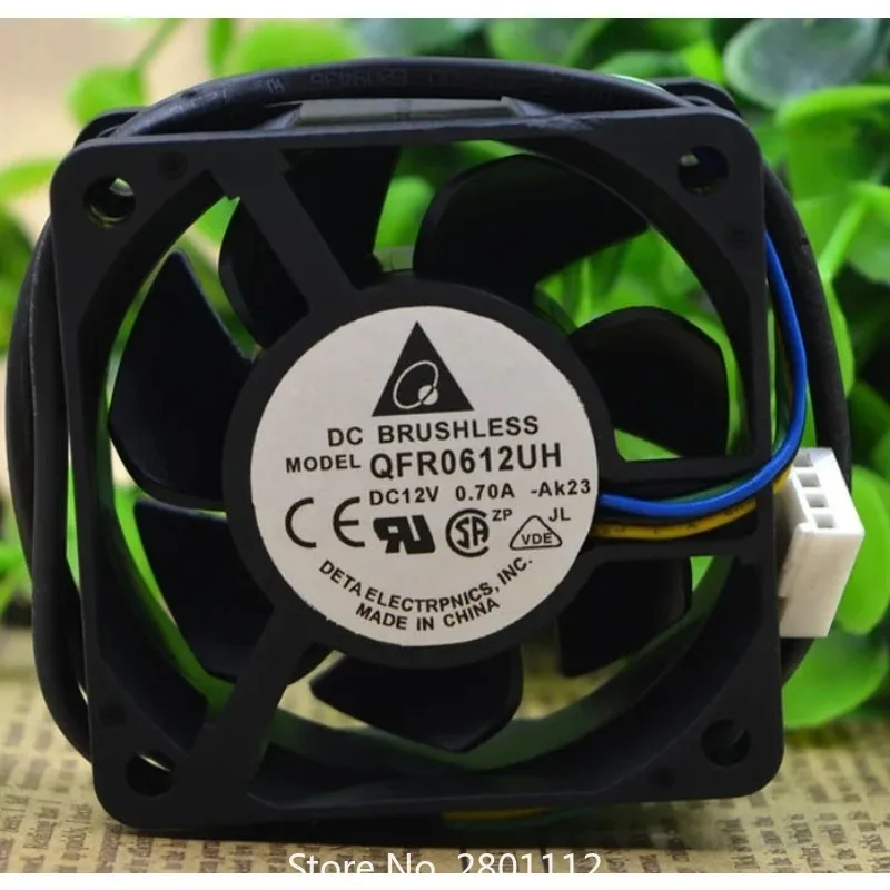 New Cooling Fan for Delta QFR0612UH 12V 0.70A 6CM PWM Speed Control Fan 6025 60*60*25mm
New Cooling Fan for Delta QFR0612UH 12V 0.70A 6CM PWM Speed Control Fan 6025 60*60*25mm