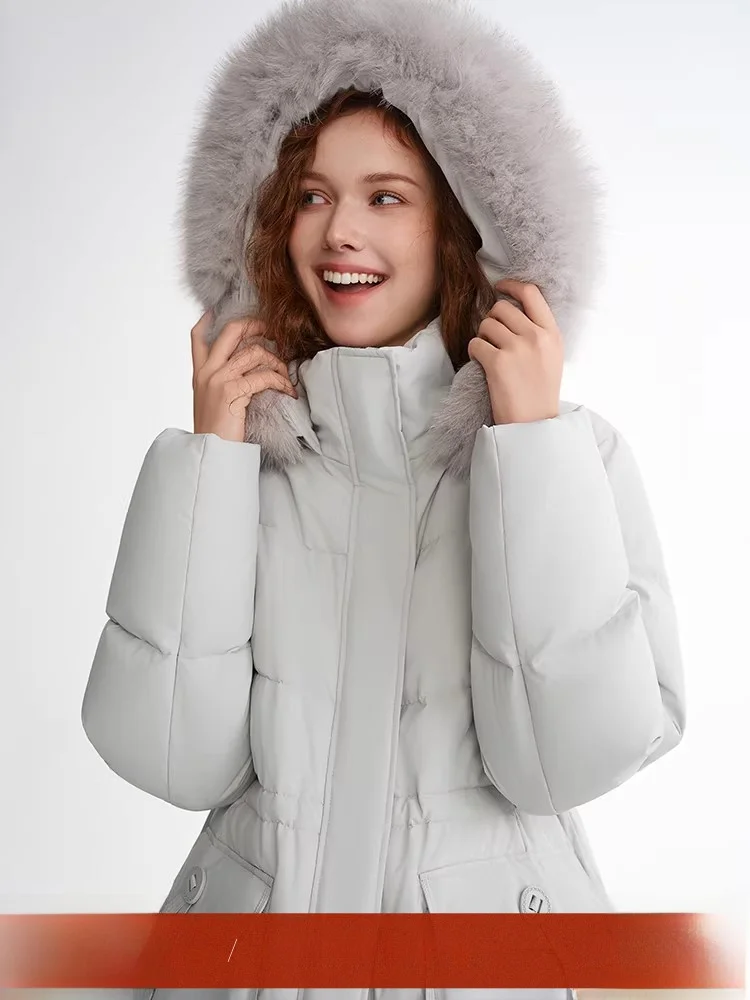 Длинный пуховик женский больших размеров с меховым воротником и капюшоном, теплый, стройнящий, осенне-зимний, с высокой талией, верхняя одежда
Длинный пуховик женский больших размеров с меховым воротником и капюшоном, теплый, стройнящий, осенне-зимний, с высокой талией, верхняя одежда