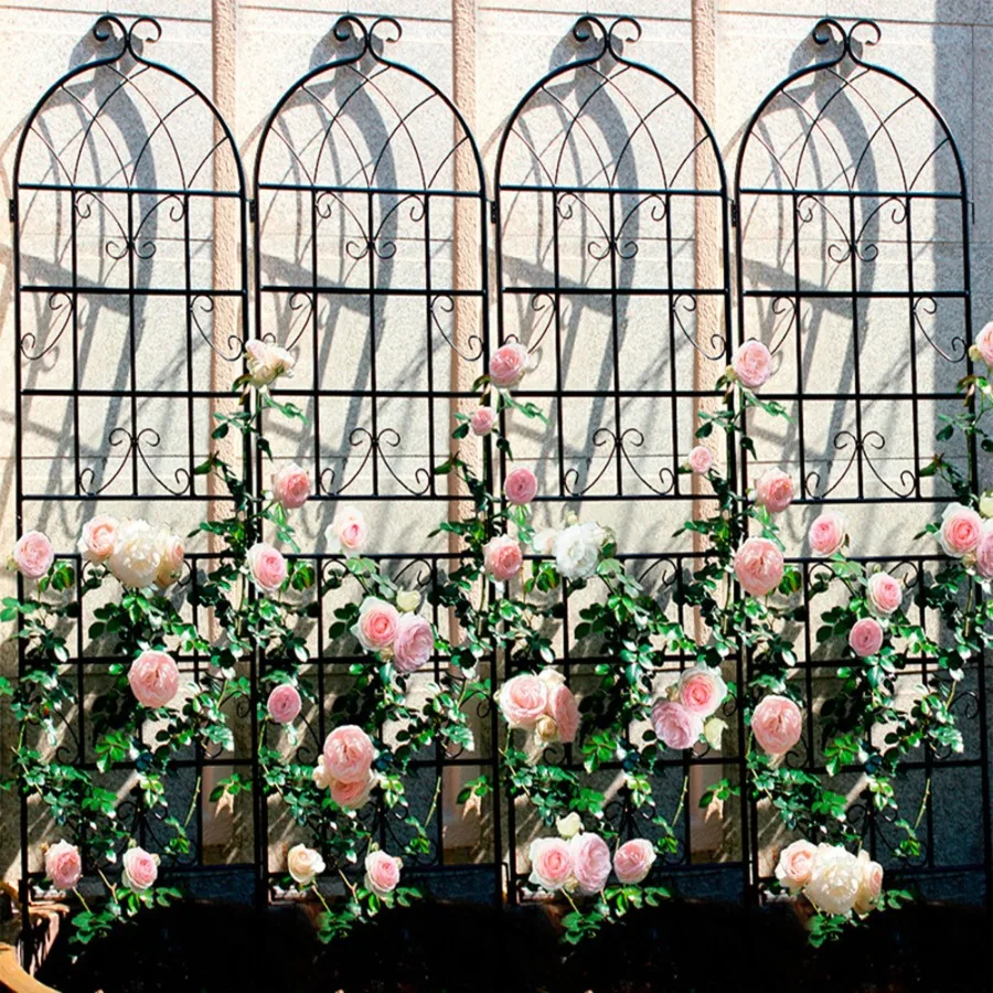 4 Pack Metal Garden Trellis 71 x 19.7 Rustproof Trellis for Climbing Plants Outdoor Flower Support Black
4 Pack Metal Garden Trellis 71 x 19.7 Rustproof Trellis for Climbing Plants Outdoor Flower Support Black