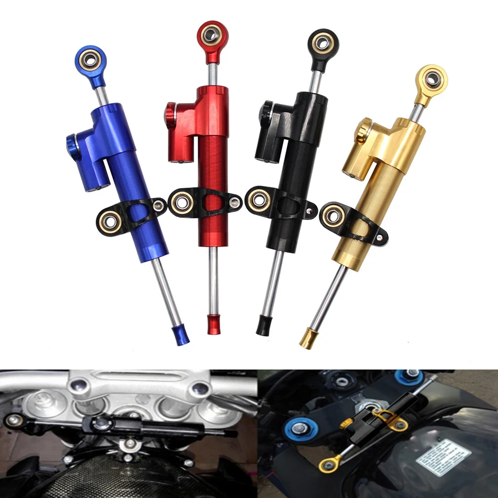 Universal Motorcycle Adjustable Steering Damper Stabilizer 256mm For MT10 MT07 MT09 MT03 CBR600RR CB1000R CB650F
Universal Motorcycle Adjustable Steering Damper Stabilizer 256mm For MT10 MT07 MT09 MT03 CBR600RR CB1000R CB650F