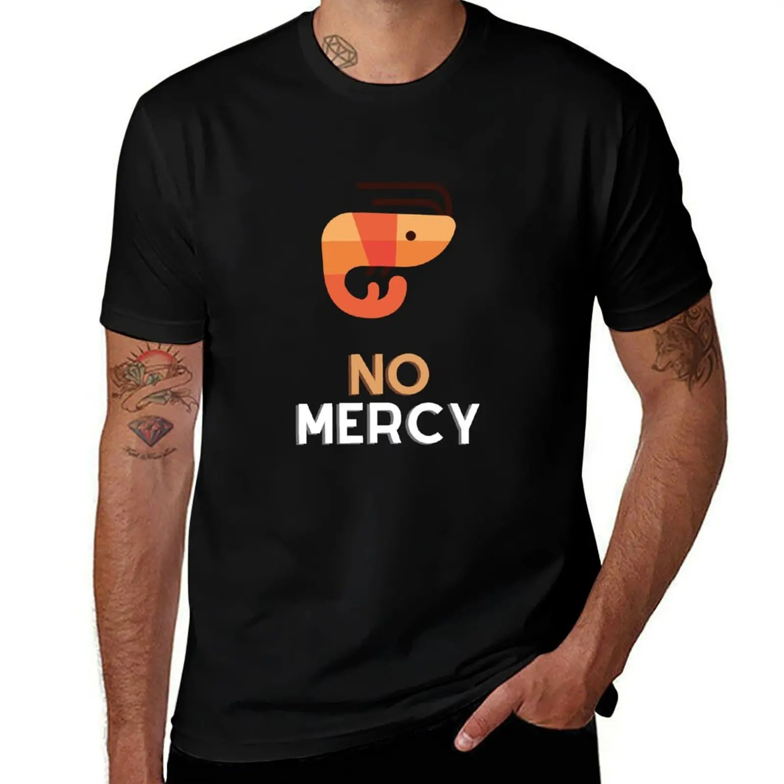 No Mercy Shrimp T-Shirt Fashion Print Casual Short Sleeve
No Mercy Shrimp T-Shirt Fashion Print Casual Short Sleeve