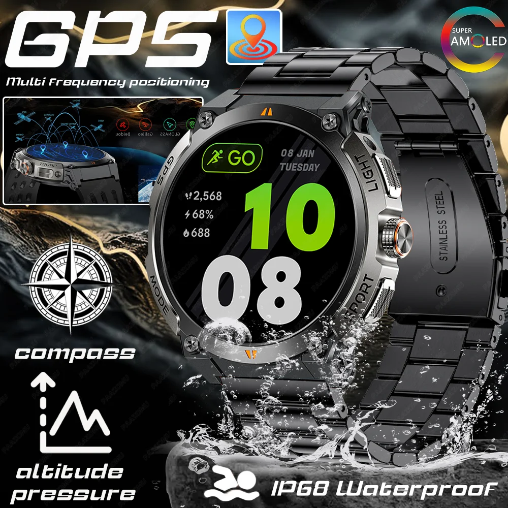 2025 New Original Premium GPS SmartWatch Ultra HD AMOLED Display Built-in GPS Bluetooth call 3ATM Waterproof Smart Bracelet man
2025 New Original Premium GPS SmartWatch Ultra HD AMOLED Display Built-in GPS Bluetooth call 3ATM Waterproof Smart Bracelet man