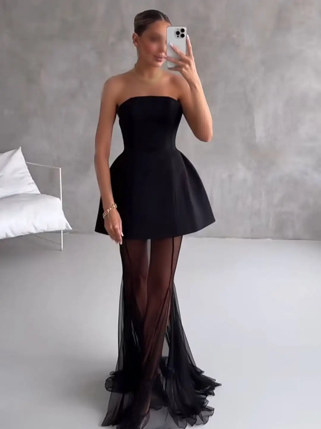 Customized Luxury Women's Evening Dresses Jersry A-line Prom Dress Strapless Pleat Split Party Gown Sweep Train
Customized Luxury Women's Evening Dresses Jersry A-line Prom Dress Strapless Pleat Split Party Gown Sweep Train