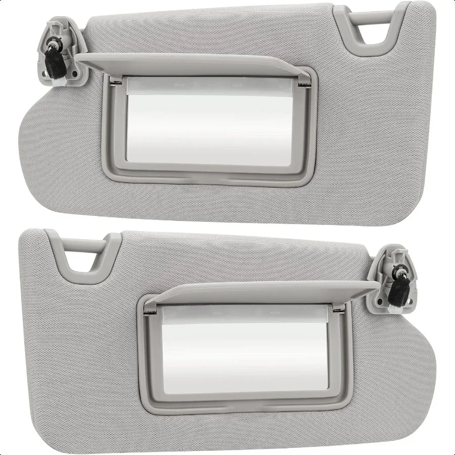 Gray Driver Left + Passenger Right Side Sun Visor Replacement Compatible with Nissan Altima 2013 2014 2015 2016 2017 2018 Witho
Gray Driver Left + Passenger Right Side Sun Visor Replacement Compatible with Nissan Altima 2013 2014 2015 2016 2017 2018 Witho
